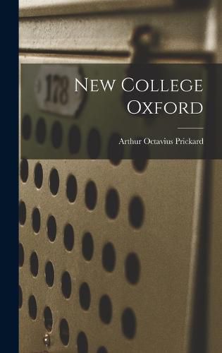 Cover image for New College Oxford