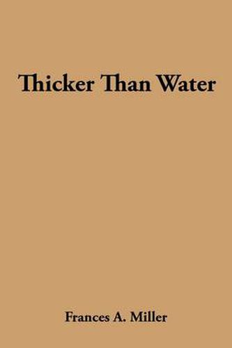 Cover image for Thicker Than Water