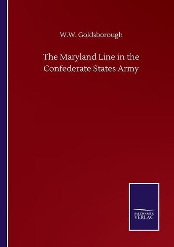 Cover image for The Maryland Line in the Confederate States Army