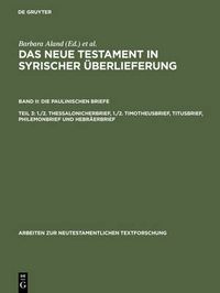 Cover image for 1./2. Thessalonicherbrief, 1./2. Timotheusbrief, Titusbrief, Philemonbrief und Hebraerbrief