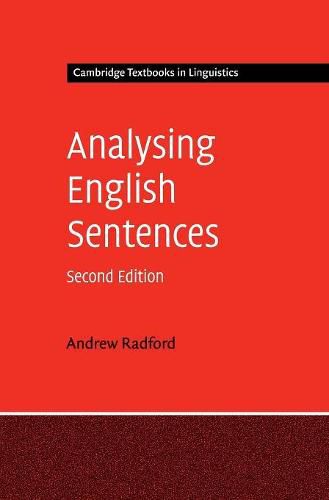 Cover image for Analysing English Sentences