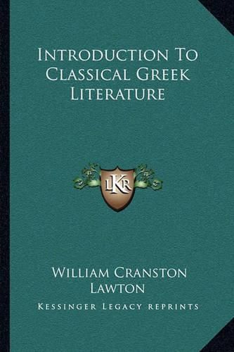 Introduction to Classical Greek Literature