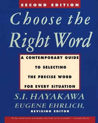 Cover image for Choose The Right Word