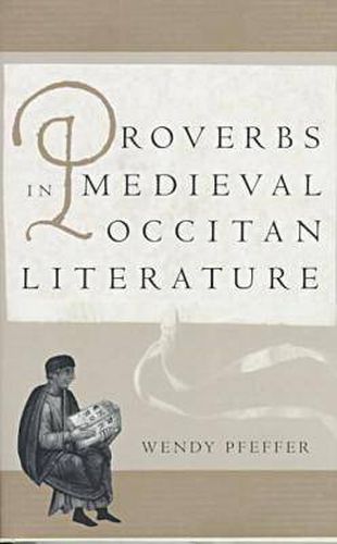 Cover image for Proverbs in Medieval Occitan Literature