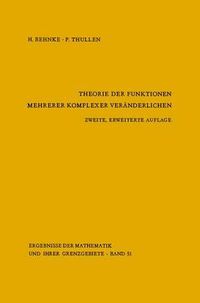 Cover image for Theorie Der Funktionen Mehrerer Komplexer Veranderlichen