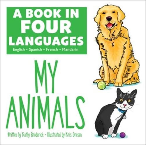 Cover image for A Book in Four Languages: My Animals