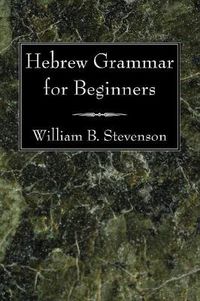 Cover image for Hebrew Grammar for Beginners