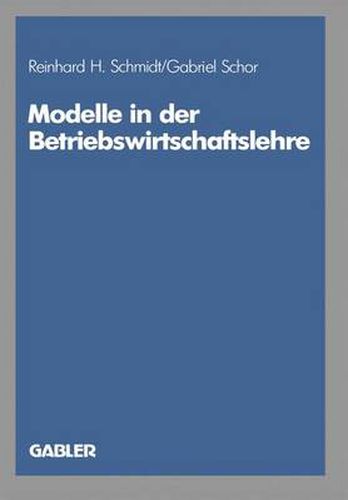 Modelle in Der Betriebswirtschaftslehre