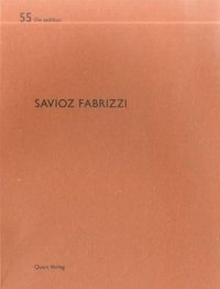 Cover image for Savioz Fabrizzi: De aedibus 56