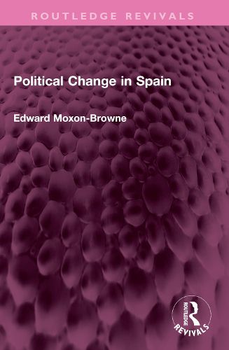 Cover image for Political Change in Spain