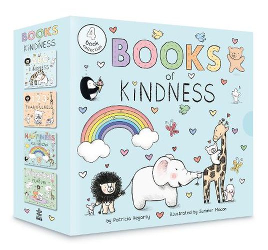 Books of Kindness BOX: ABCs of Kindness; 123s of Thankfulness; Happiness Is a Rainbow; Friendship is Forever