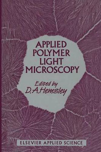 Cover image for Applied Polymer Light Microscopy