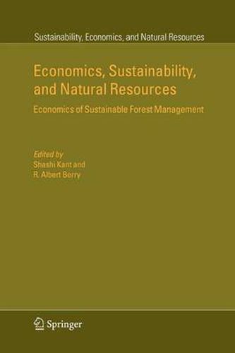 Economics, Sustainability, and Natural Resources: Economics of Sustainable Forest Management