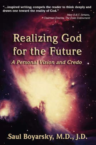 Cover image for Realizing God for the Future: A Personal Vision and Credo