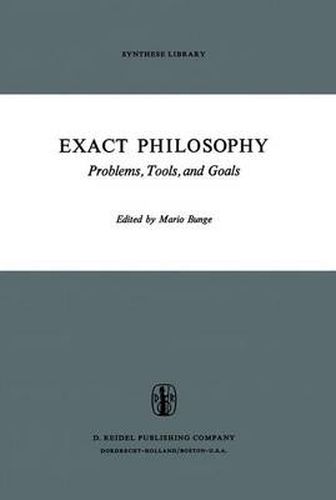 Cover image for Exact Philosophy: Problems, Tools, and Goals