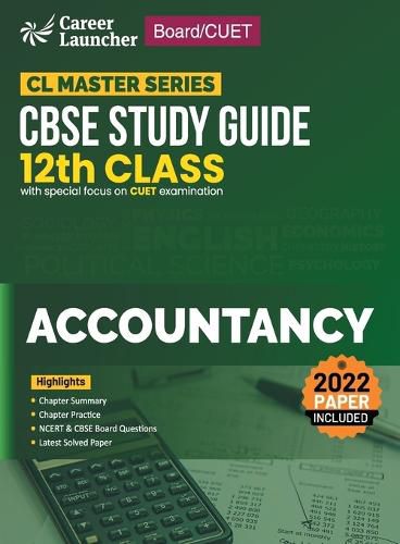 Cover image for Board plus CUET 2023 CL Master Series - CBSE Study Guide - Class 12 - Accountancy