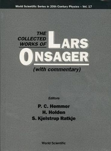 Cover image for Collected Works Of Lars Onsager, The (With Commentary)