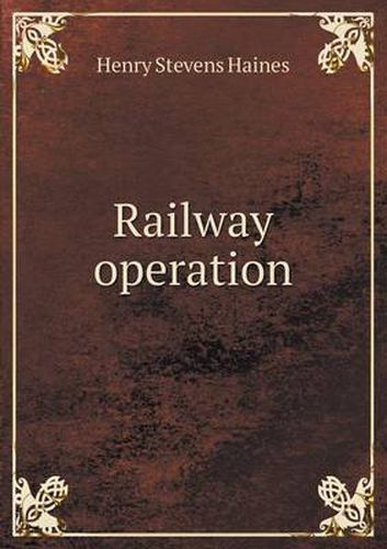 Cover image for Railway Operation