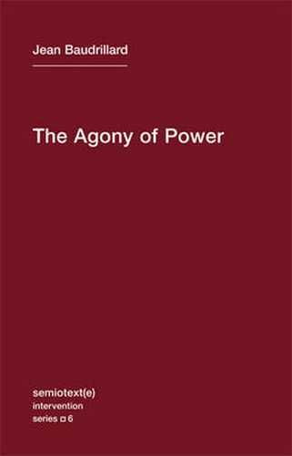 Cover image for The Agony of Power