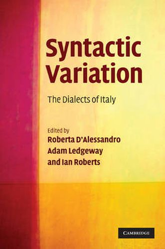 Syntactic Variation: The Dialects of Italy