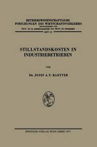 Cover image for Stillstandskosten in Industriebetrieben