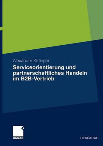 Cover image for Serviceorientierung Und Partnerschaftliches Handeln Im B2b-Vertrieb