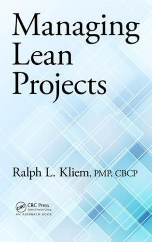 Cover image for Managing Lean Projects