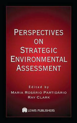 Cover image for Perspectives on Strategic Environmental Assessment