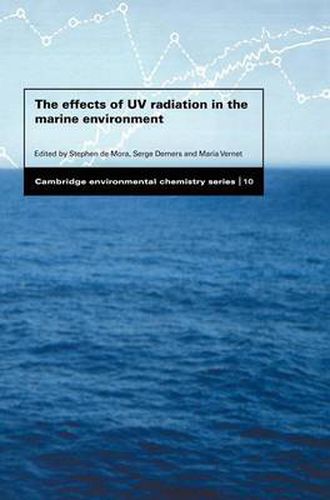 Cover image for The Effects of UV Radiation in the Marine Environment