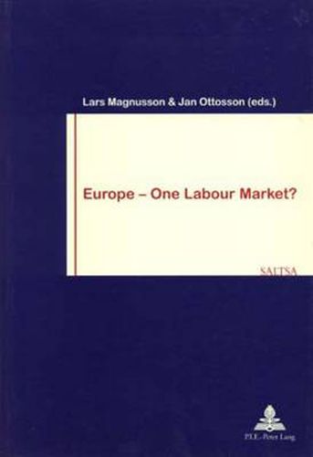 Cover image for Europe: One Labour Market?