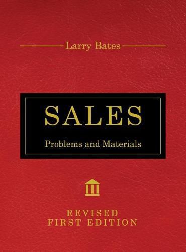 Cover image for Sales: Problems and Materials