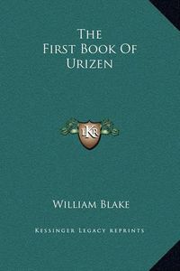 Cover image for The First Book of Urizen