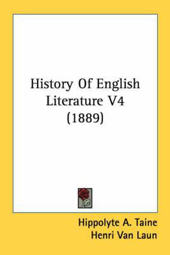 History of English Literature V4 (1889)