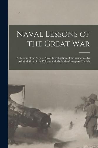 Cover image for Naval Lessons of the Great War