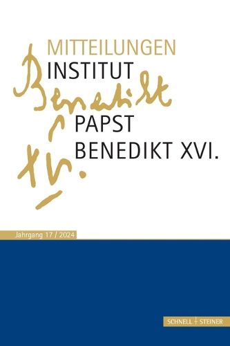 Cover image for Mitteilungen Institut Papst Benedikt XVI.