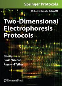Cover image for Two-Dimensional Electrophoresis Protocols
