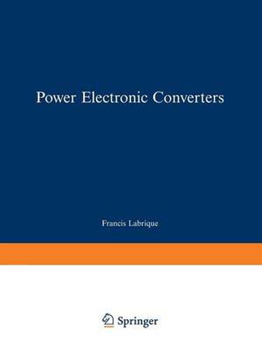 Power Electronic Converters: DC-AC Conversion