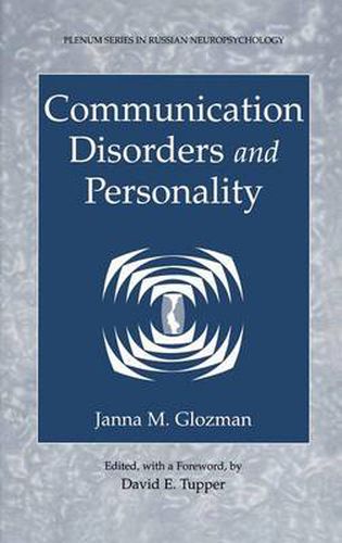 Cover image for Communication Disorders and Personality