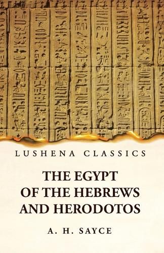 Cover image for The Egypt of the Hebrews and Herodotos