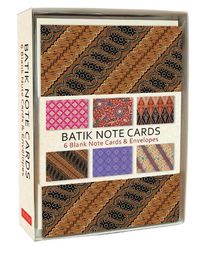 Cover image for Batik Note Cards: 6 Blank Note Cards & Envelopes  (6 x 4 inch cards in a box)