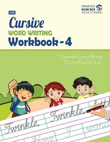 Cover image for SBB Cursive Word Writing Workbook - 4