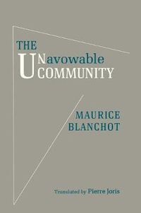 Cover image for The Unavowable Community