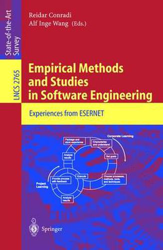 Cover image for Empirical Methods and Studies in Software Engineering: Experiences from ESERNET