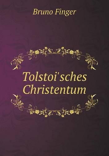 Cover image for Tolstoi'sches Christentum