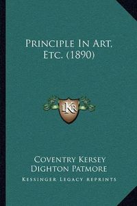 Cover image for Principle in Art, Etc. (1890)