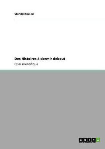 Cover image for Des Histoires a dormir debout