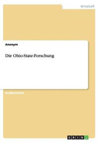 Cover image for Die Ohio-State-Forschung