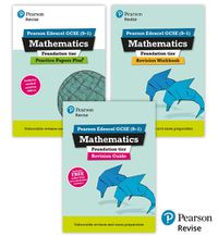 Cover image for New Pearson Revise Edexcel GCSE Mathematics Foundation Complete Revision & Practice Bundle - 2025 and 2026 exams