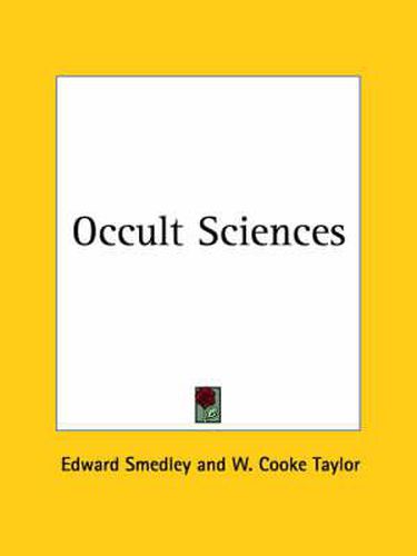 Cover image for Occult Sciences (1855)
