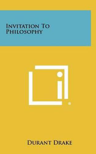 Cover image for Invitation to Philosophy